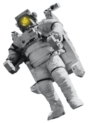 astronaut in space