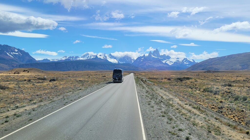 Epic bus ride along RN40 in Patagonia