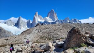 Torres del paine top going up