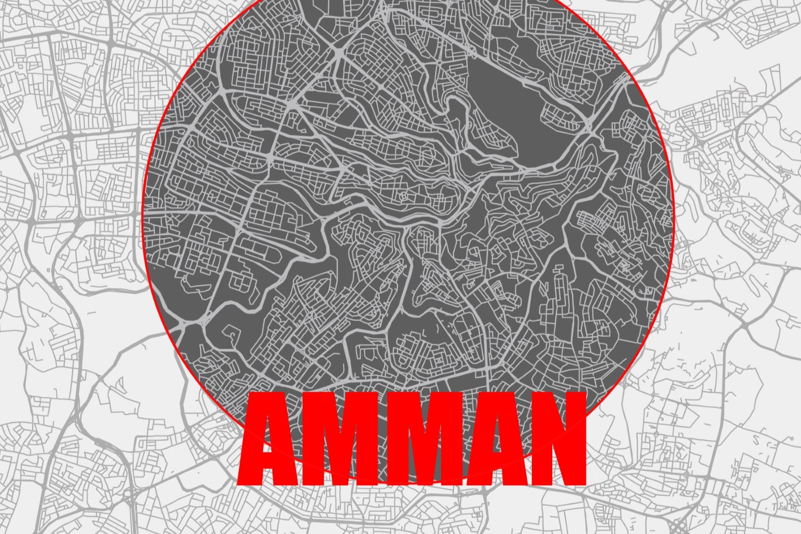 archive amman urban map