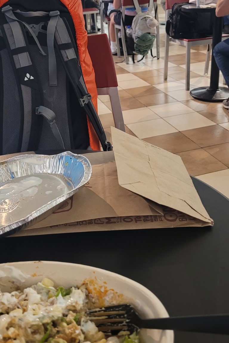 From Long-Term Rental to Worldwide Temporary Living A plate of food and a backpack