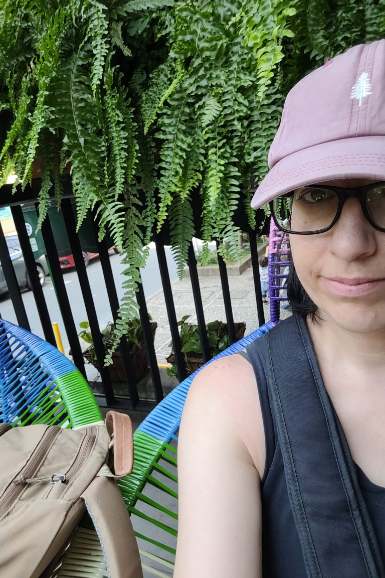 From Long-Term Rental to Worldwide Temporary Living Me, a backpack, and a plant